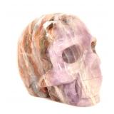 Lot 238 Natural Amethyst Carved Skull