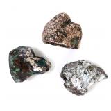 Lot 239 Fine Group Lot of Three Silver Nuggets