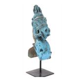 Lot 278 India Carved Horse Finial, 18th c.