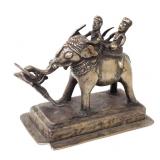 Lot 280 Indian Brass War Elephant  Riders, 17th18th c.