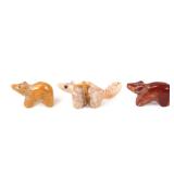 Lot 367 Beautiful Hand Carved Zuni Fetish Animals