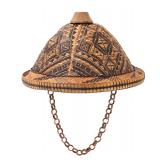 Lot 382 Tausug Saruk Nituh Woven Hat, Salakot