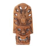 Lot 389 Vintage Ifugao Hand Carved Wood Dragon Mask