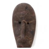 Lot 399 African Wood Carved Dan Mask