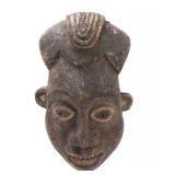 Lot 400 Handsome African Wood Carved Helmet Mask