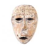 Lot 401 20th Century Ngaka Mask, N Zaire Congo Africa