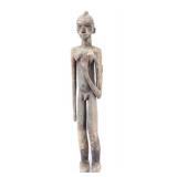 Lot 405 Tall Lobi Wood Carved Standing Male Figure