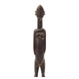 Lot 437 Tall African Bamana Wood Carved Figure