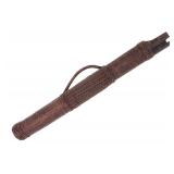 Lot 51 Intricately Braided Rattan Wrapped Bamboo Quiver, 20th Century