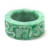 Lot 78 Nice Chinese Jade Style Ring