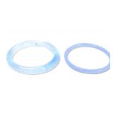 Lot 87 Lovely Lot of Two Aquamarine Bangles