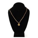 Lot 145 Gold Tribal Gilt Necklace