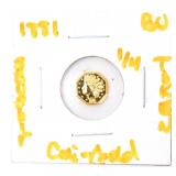 Lot 174 California 1881 14 Gold Token