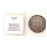 Lot 188 Rare 1915 Dos Pesos Gold  Silver Coin