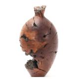 Lot 194 Gorgeous Burl Wood Carved Vase