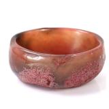Lot 218 Beautiful Pink  Auburn Agate Bowl