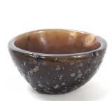 Lot 221 Nicely Carved Agate Trinket Bowl