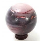 Lot 229 Lovely Purple Jasper Sphere wStand
