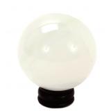 Lot 235 Lovely White Crystal Sphere on Stand
