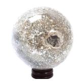 Lot 273 Gorgeous All Natural Jasper Sphere with Natural Druzy Stones