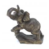 Lot 371 Chinese Bronze Style Statue of an Elephant