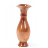 Lot 372 Beautiful Light Wood Carved Vase