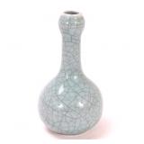 Lot 389 Chinese Green Crackle Glazed Porcelain Vase