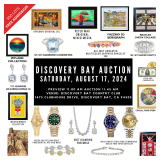 Fine Art, Jewelry, and Memorabilia Auction at Discovery Bay, CA - Saturday, August 17, 2024