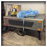 Vintage Motorcycle Trailer