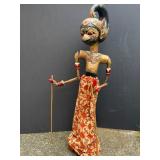3 IndonesianWayangGolekHandCarved&PaintedWoodenRodPuppet1