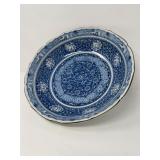 9 VintageBlue&WhiteJapaneseFruitBowlwithGoldTrim