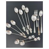 10 VintageSilverSpoons&Forks