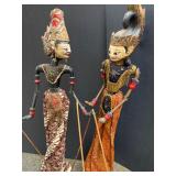 16 WayangPrince&PrincessHandCarvedPaintedIndonesianPuppets5