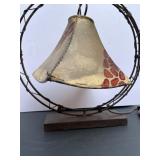 18 UniqueIronandPaintedAnimalSkinLampWorks