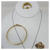 12 Haddad14kBroochPlusMore14KYellow&WhiteGoldJewelry