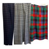 38 TwoPendletonSkirtsandOnePant