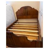 41 VintageRefinishedAntiqueQueenBedFrame