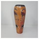 57 KenyanArtisanSoapstone975Vase