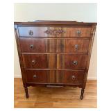 90 AntiqueRefinishedFourDrawerDresserCanada