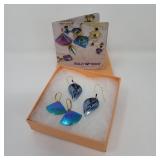 98 VintageHOLLYYASHIPurpleBlueNiobiumEarrings