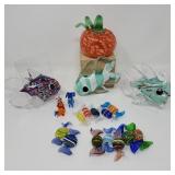 104 HandmadeGlassCollectionFishCandyPumpkin&More