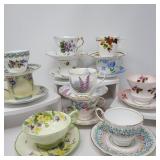 147 CollectionofTheRoyals11PorcelainTeaCups