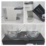 163 KeurigSlimSingleCupGlassMugs