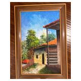 195 1985ElvinOmarContrerasSignedPaintingonCanvasHonduras