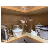 213 CupboardofPitchersandVintage