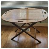 20 OvalFoldingServingTraySideTable