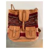 41 HandcraftedMoroccanLeatherKilimBackpack