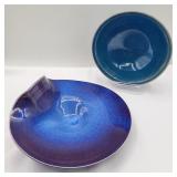 54 SignedDecorativeCurvedBowls