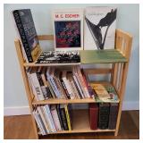 81 CollapsibleWoodBookShelf&AllTheBooks