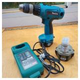 122 MakitaDrillModel6337DTwoBatteries&DC1414Charger